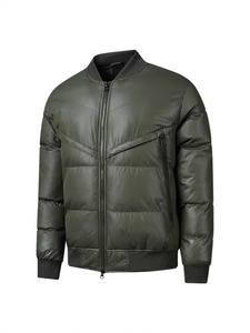 Windproof Jacket Standing Collar Puffer Jacket Men's Winter Pufferr Jacket Down Cotton <b>Coat</b> Is Lightweight - Product Image 2