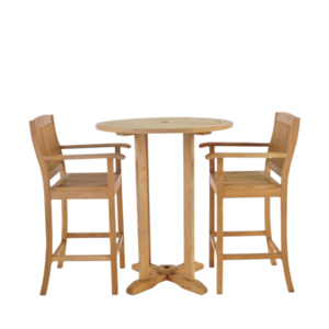 Outdoor Furniture Minimalist Seating Luxury Hotel Restaurant Cafe House Outdoor Terrace Wholesale Selected Teak Wood - Product Image 5