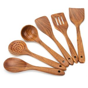 Ensemble de spatules en bois en gros |   Ustensiles de cuisine faits à la main |   Prix d'usine - Product Image 2