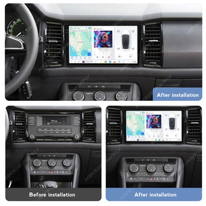 MEKEDE Android Car Multimedia lettore Dvd AutoRadio DUDU7 GPS di navigazione Car-play Head Unit per <span class=keywords><strong>Skoda</strong></span> Kodiaq 2016-2018 - Product Image 4