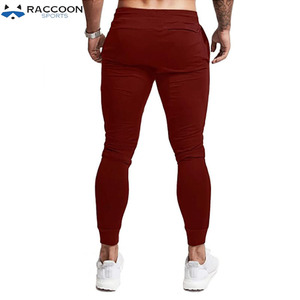 Soft Fabric <b>Men</b> Fitness Trousers With Plus Size Quick Dry For <b>Men</b> Custom <b>Men</b> <b>Joggers</b> Sweatpants By Raccoon Sports - Product Image 2