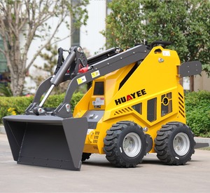 Compre la Minicargadora HUAYEE 4WD Amarilla, Tractor de Jardín Multifuncional con Ruedas - Product Image 2