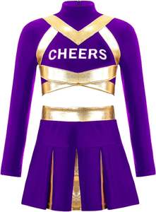 ชุดยูนิฟอร์มเชียร์ลีดเดอร์สำหรับผู้ใหญ่ แบบสั่งทำพิเศษสำหรับทีมโรงเรียนหญิง กระโปรงเชียร์ลีดเดอร์ ขายตรง - Product Image 3
