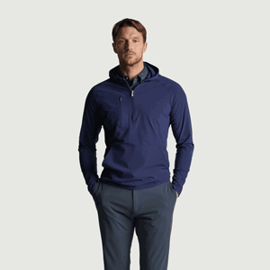 Vestes pour hommes en polaire 100% polyester de couleur bleue unie personnalisées Veste d'extérieur respirante à séchage rapide de haute qualité pour hommes - Product Image 2
