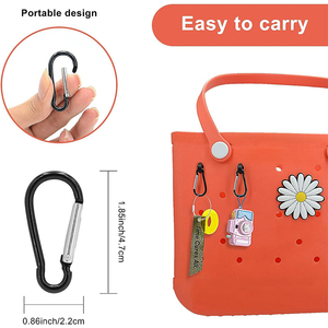 Support de clés et breloques amovible en EVA personnalisé, durable et détachable, compatible avec les sacs Bogg Bag – Vente en gros - Product Image 3