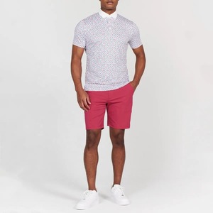 Polo de calidad de fabricante para hombre, camiseta transpirable elástica de poliéster con estampado de sublimación de golf, camisetas de polo OEM - Product Image 4