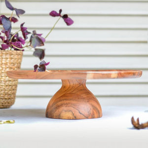 Handmade Rustic Wooden <b>Cake</b> Stand Natural <b>Wood</b> Dessert Stand for Wedding & Home Decor by saniya handicraft - Product Image 5