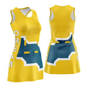Vestido de Netball de Alto Rendimiento para Mujer, Diseño Personalizado, Sublimación, Tejido Atlético Elástico, Uniforme de Equipo OEM - Product Image 1