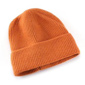 top Beanie Caps Pattern Unisex OEM Designed Winter Warm Solid Best Quality Custom Logo <b>Wool</b> Blend Breathable Waterproof - Product Image 2