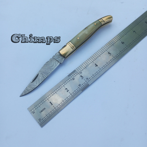 Cuchillo plegable táctico de alta calidad, precio razonable, cuchillo de caza de acero de Damasco, cuchillo de bolsillo multiherramienta, OEM personalizable - Product Image 3