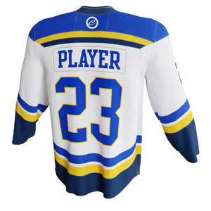 Jersey de Hockey sobre Hielo 100% Poliéster al por Mayor, Bordado Personalizado, Apliques, Uniforme de Hockey, Servicio OEM, Ropa para Jugadores Adultos - Product Image 4