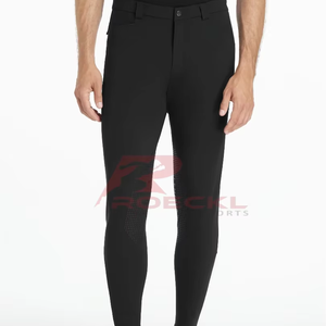 Pantalones de montar con estilo para hombre, venta al por mayor, tela elástica duradera, forma ergonómica, diseño elegante, entrenamiento ecuestre cómodo - Product Image 1