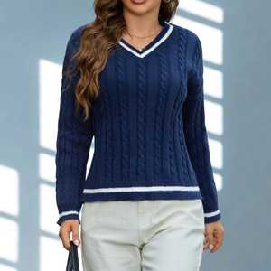 2026 Logo personnalisé respirant Mohair femmes pull tricoté à manches longues avec ODM/OEM tricots flous pour dames - Product Image 3