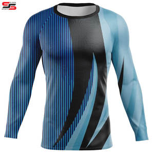 Rash Guard OEM Sublimation personnalisée Rash Guard confortable pour entraînement et compétition Rash Guard sublimé pour équipe de sport pour hommes - Product Image 1