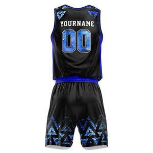 Maillot de basket-ball personnalisé cousu Service OEM vêtements uniformes de sublimation concevez vos propres uniformes de basket-ball en gros - Product Image 2