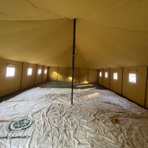 Lona de lona impermeable para tienda de campaña de cuatro estaciones, para 20-80 personas, 61m2, para acampar al aire libre, emergencias - Product Image 6