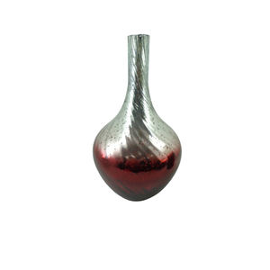 Vase à fleurs en métal de conception de classe Pot de fleur argenté antique pour le décor de salon et d'hôtel fait à la main en vrac - Product Image 6