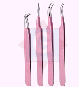 Pince à épiler en acier inoxydable de qualité supérieure extensions de cils de marque privée volume pince à épiler vente en gros - Product Image 1