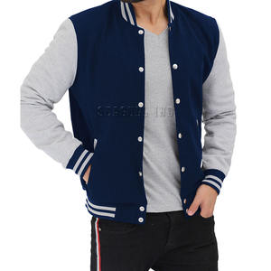 Etterman-Chaqueta de béisbol personalizada para hombre, chaqueta lisa de lana oomer, invierno, 100% - Product Image 3