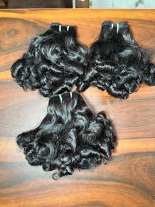 Extensions de cheveux bouclés souples pour bébé, cheveux indiens Remy, volume lisse, boucles faciles à poser, longue durée, directement de l'usine, non permanents - Product Image 2