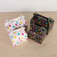 Boîtes cadeaux en papier personnalisées, colorées, nouveau design, pour fêtes, boîtes à biscuits, anniversaires, grand format, avec pelliculage mat, gaufrage et éponge