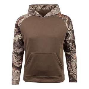 ผู้ผลิตเสื้อผ้า เสื้อฮู้ดลายพรางแบบกำหนดเอง เสื้อฮู้ดสตรีทแวร์ พิมพ์ลายพรางดิจิทัลทั้งตัว เสื้อฮู้ดลายพรางสำหรับผู้ชาย - Product Image 4