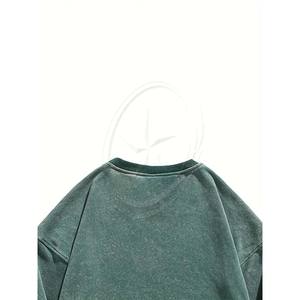 Sweat-shirt Homme Imprimé Fleur Col Ras Du Cou Thermique Respirant Surdimensionné Coupe-Vent Pull Manches Longues Sweat Top - Product Image 6