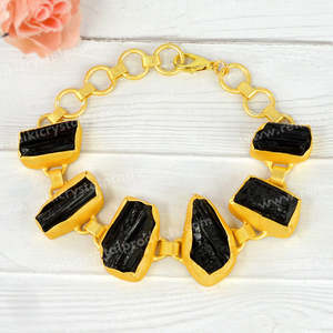สร้อยข้อมือหินคริสตัลธรรมชาติแบบปรับได้ - Product Image 1