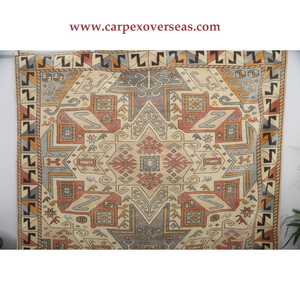 Tapis en laine turque vintage de couleur silencieuse pour la maison, les hôtels, les couloirs, résistant aux taches et aux antimicrobiens - Product Image 4