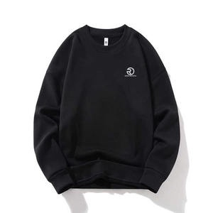 Nouveau gros impression de haute qualité personnalisé col rond unisexe sweats à capuche 100% coton polaire hommes sweat bas prix - Product Image 6