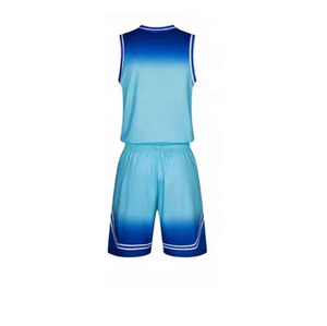 Logo de marque personnalisé nouveau dernier style adultes basket-ball uniforme ensemble 100% qualité prix de gros hommes basket-ball uniforme - Product Image 3