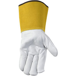 Gants de soudage en cuir de chèvre noir de qualité supérieure en gros/Nouveau dernier design 2025 Gants de soudage - Product Image 2