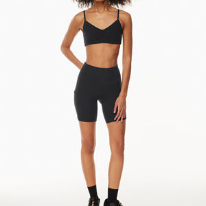 Marque privée Doux Sans Couture 2pcs Yoga Fitness Set Extensible Sans Couture Côtelé Yoga Gym Set Fitness Femmes - Product Image 3