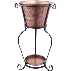 High Quality High Quality Stainless Steel <b>Ice</b> Tub Wine Cooler <b>Champagne</b> Chiller Beer <b>Ice</b> <b>Bucket</b> and Wine Tubs for Bar Hotel - Product Image 2