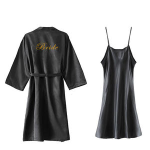 Oem conception <span class=keywords><strong>de</strong></span> logo personnalisé avec pure soie robe <span class=keywords><strong>de</strong></span> chambre brodée mariée demoiselles d'honneur robe <span class=keywords><strong>de</strong></span> chambre mariage <span class=keywords><strong>chemise</strong></span> <span class=keywords><strong>de</strong></span> <span class=keywords><strong>nuit</strong></span> - Product Image 6