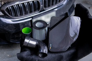 Airspeed Bất Xe Phát Triển Dữ Liệu Khô Sợi Carbon Lạnh Hệ Thống Lượng Không Khí Cho BMW 520li 525i 530i G30 G38 B48 2.0T - Product Image 2