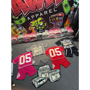 2025 nueva moda de verano sólido para hombre, conjunto de pantalones cortos de 2 piezas, logotipo personalizado, camisetas de punto de secado rápido de alta calidad, pantalones cortos para Casual - Product Image 3