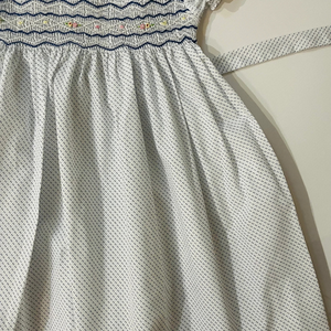 Robe en lin doux smocké faite à la main pour bébé filles Style décontracté pour le premier anniversaire de l'enfant en bas âge OEM Made in Vietnam - Product Image 5