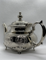 Théière dorée marocaine, modèle Royal Dama, faite à la main, couleur personnalisée, ensemble à thé classique pour usage domestique, OEM disponible pour le café et le thé