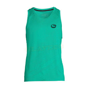 Camiseta sin mangas de gimnasio para hombre de talla XL más vendida, ropa de Fitness informal de etiqueta privada de alta calidad, algodón transpirable con decoración estampada - Product Image 1