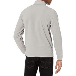 Vestes pour hommes Impression personnalisée à manches longues Veste polaire vierge unie pour hommes Baseball Veste d'hiver - Product Image 4