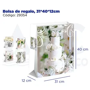 Borsa regalo Premium 31*40*12cm resistente ed elegante per tutte le occasioni - Product Image 2