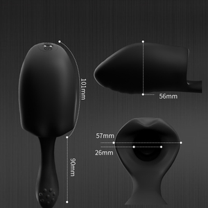 <span class=keywords><strong>Penis</strong></span> Trainer Eichel Stimulation Masturbation Cup Vibrierendes Massage gerät Lecken Saugen Männlich Realistische Lippen zunge Double Shock Toy - Product Image 5