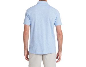 Polo de hombre de punto cómodo con logotipo personalizado de calidad premium, diseño de verano en contraste, producto de alta demanda. - Product Image 3