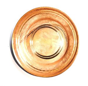 Assiettes et cuillères Thali en acier inoxydable et cuivre écologiques de style américain, 100 pièces - Product Image 3