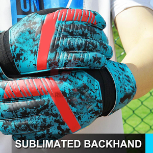 Gants de gardien de but de football professionnels avec système de protection des doigts, paume en latex antidérapante, respirant, ajustement parfait - Product Image 5