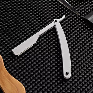 Customized Color High Quality Disposable Barber <b>Razors</b> with Stainless Steel Blades Bamboo/Plastic Handles <b>for</b> <b>Men</b> Wet Shaving - Product Image 4