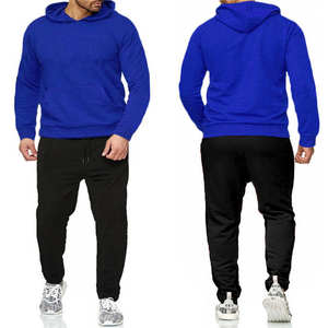 Ensembles de survêtements à capuche S-XXXL pour hommes Survêtement en polaire Pantalon de jogging pour l'automne et les sports d'hiver - Product Image 2