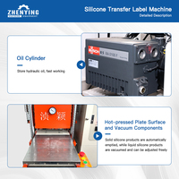 Fabricant d'accessoires vestimentaires Étiquettes de transfert de chaleur vulcanisantes sous vide en silicone liquide faisant la machine