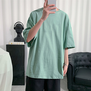 Venta al por mayor camiseta de gran tamaño 100% algodón camiseta fabricante gráfico Unisex Streetwear ajustado lavado ácido Vintage camiseta de gran tamaño - Product Image 4